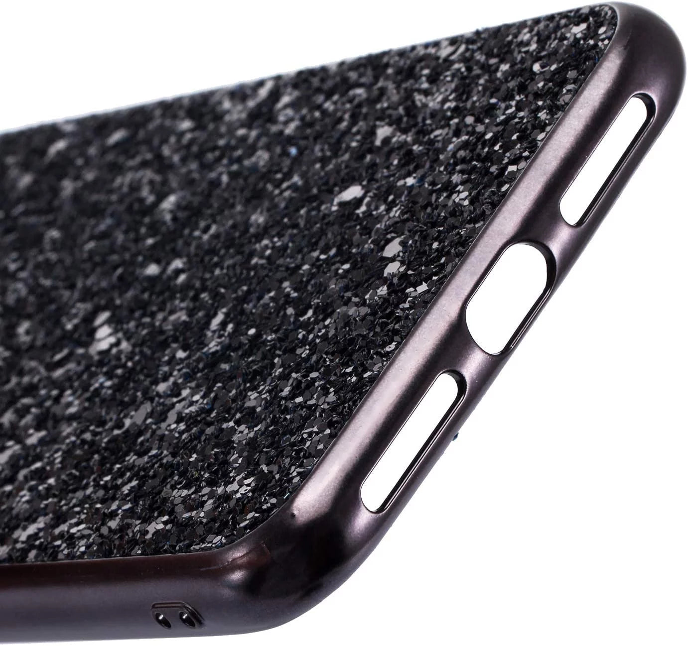 Crystal Diamond Glitter Soft Shockproof Case for iPhone 12 Pro - Red, Designed for Women and Girls