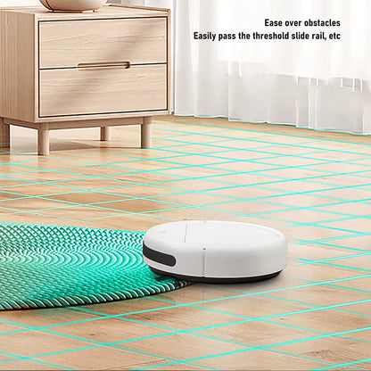 Robot Vacuum Cleaner Intelligent Obstacle Avoidance Slim Low Noise Strong Suction for Pet Hair Hard Floor