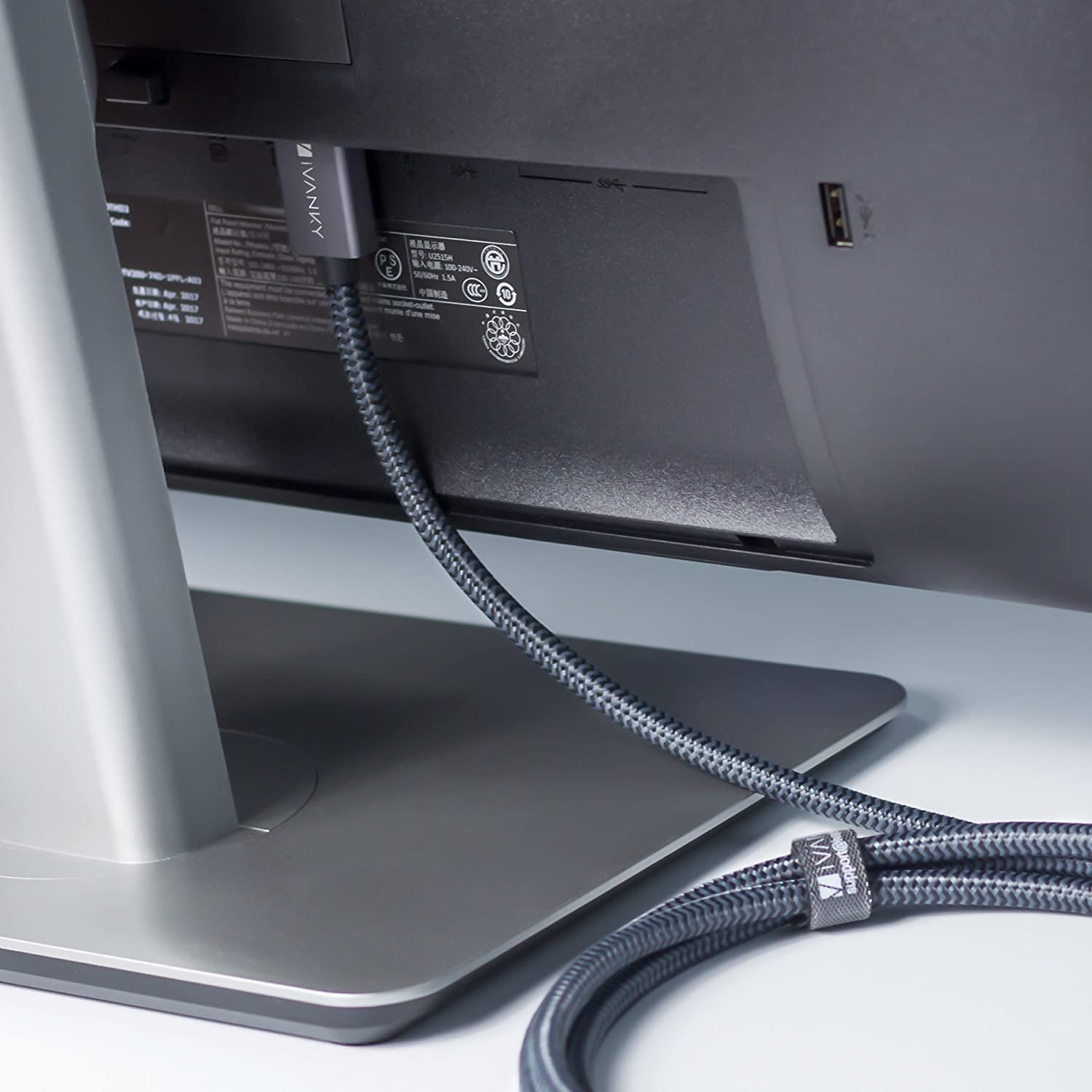 Displayport Cable 6FT/2 Pack, Nylon DP to DP Cord, High Speed 4K Display Port to Display Port 6Ft Cable, Supports 2K@165Hz and 4K@60Hz, DP Cord Compatible with PC, Laptop, TV - 6.6Ft