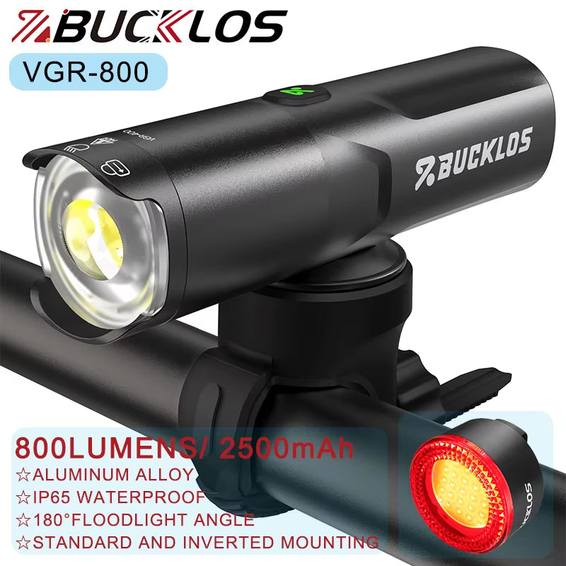 Bike Lights 1500 Lumen Bicycle Front Light 4500 Mah Bicycle Headlight IP65 Waterproof Cycling Lamp 400/600/800/1200Lumen