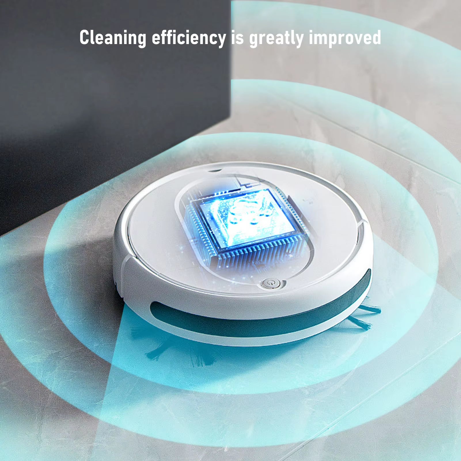 Robot Vacuum Cleaner Intelligent Obstacle Avoidance Slim Low Noise Strong Suction for Pet Hair Hard Floor